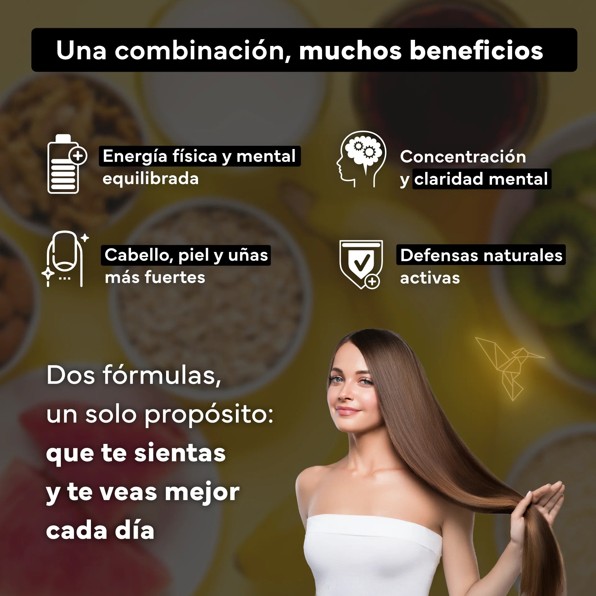 Pack Biotina 10.000 mcg + Multivitamínico – 365 Cápsulas | Cabello, Piel y Energía Vital