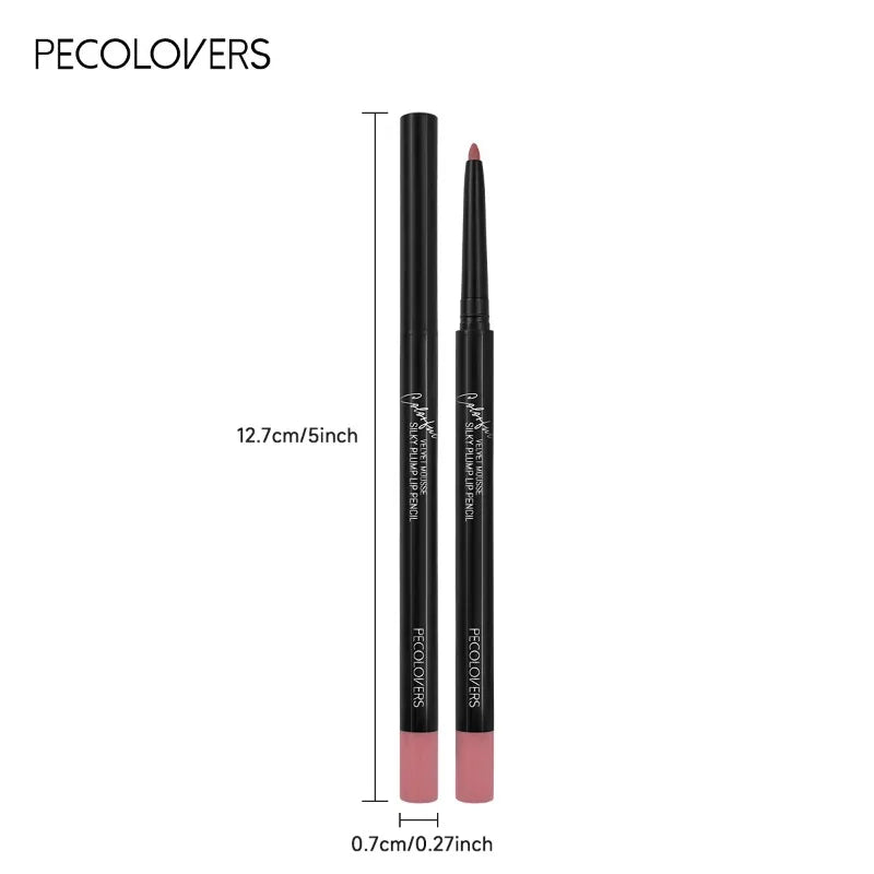 Delineador de Labios Mate Resistente al Agua – 12 Colores