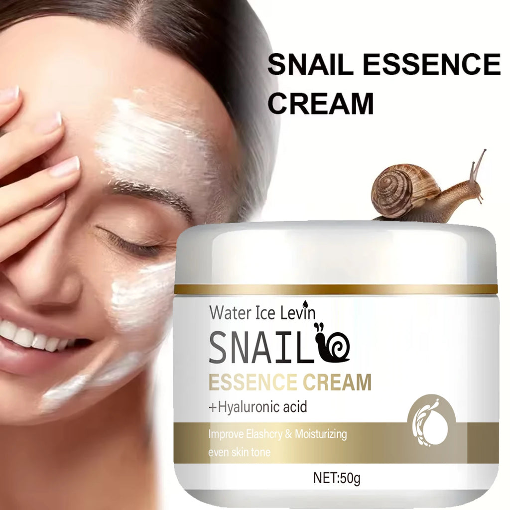 Crema Hidratante de Baba de Caracol – Niacinamida, Ácido Hialurónico y Vitamina E