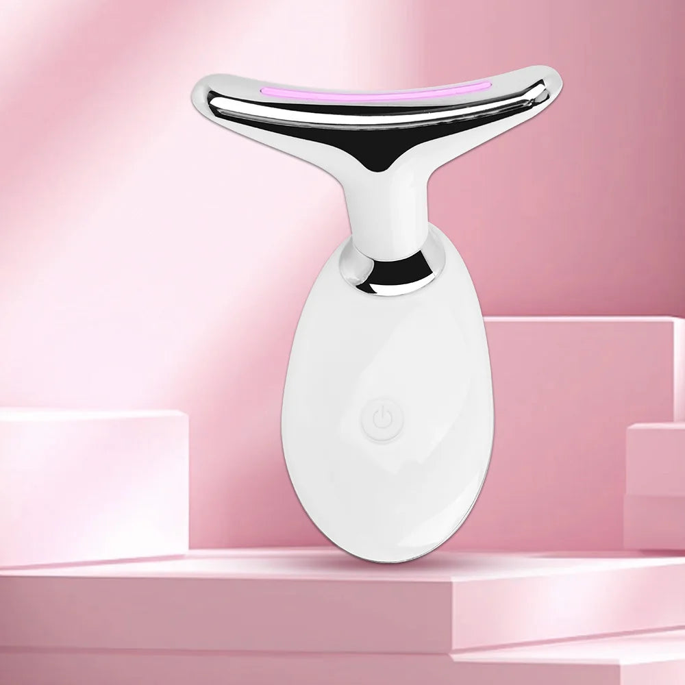 Masajeador Facial LED EMS 7 en 1 – Lifting Cuello y Cara