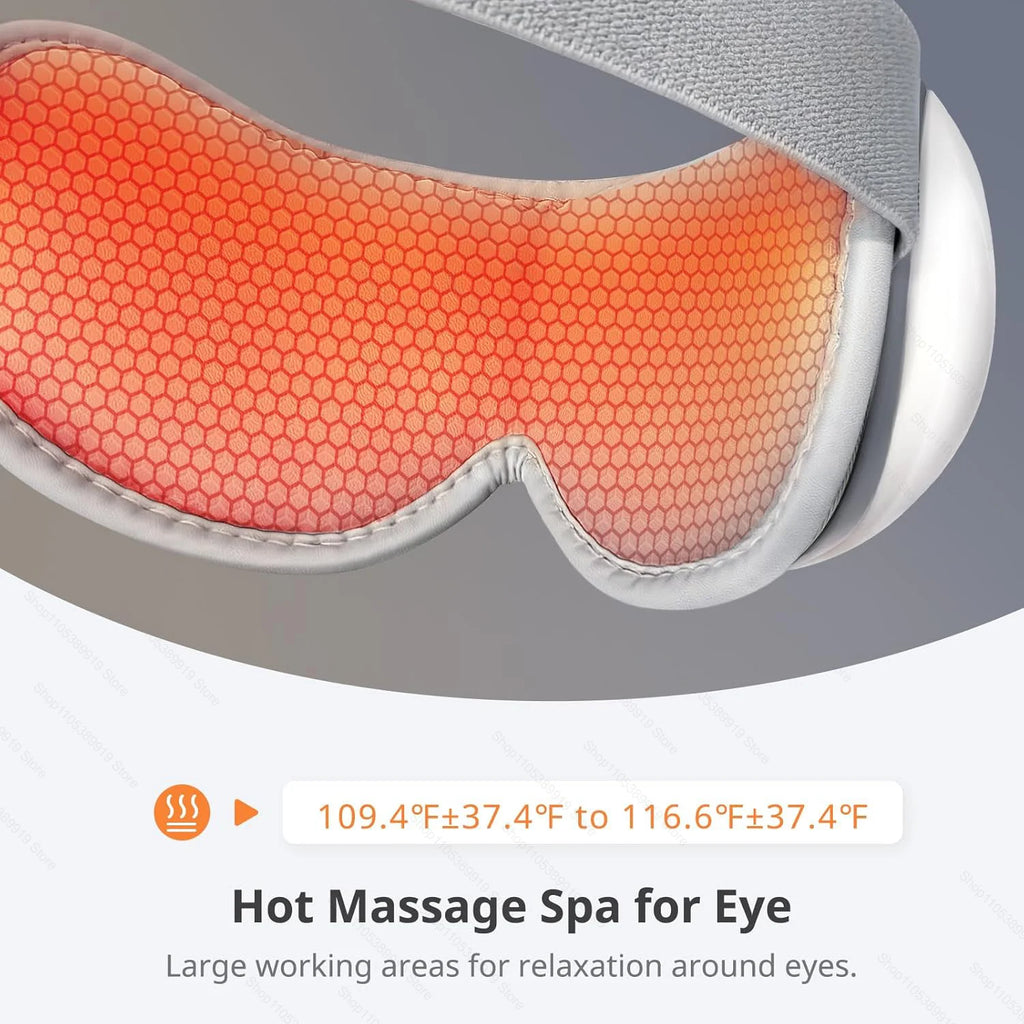 Masajeador de Ojos con Calor y Vibración – Antifatiga y Relajación