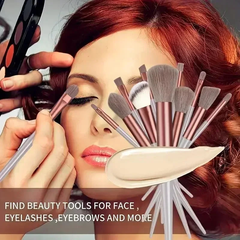 Set de Brochas de Maquillaje Profesional – 13 a 16 Piezas