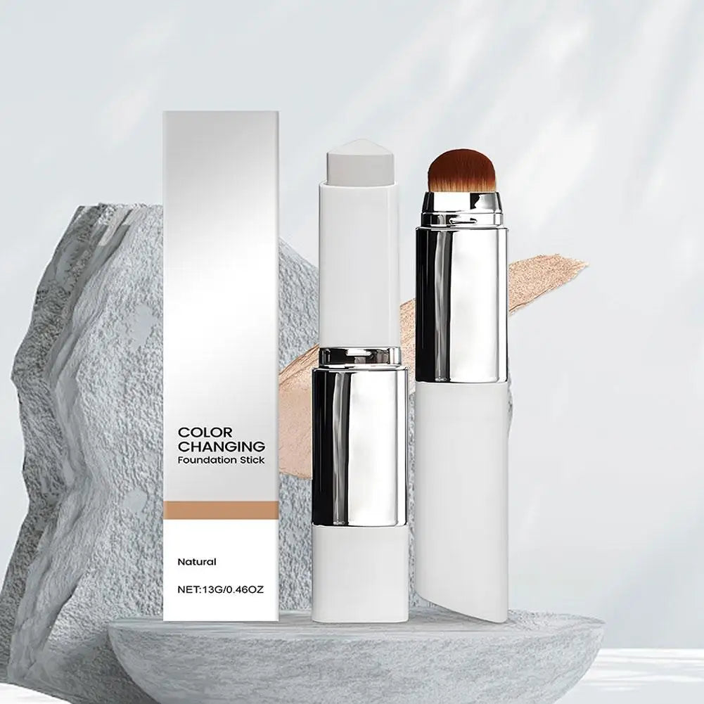 Base de Maquillaje 2 en 1 que Cambia de Color – Ligera e Hidratante